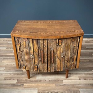 Pair of Mid-Century Modern Brutalist Night Stands by Lane, c.1960s image 6