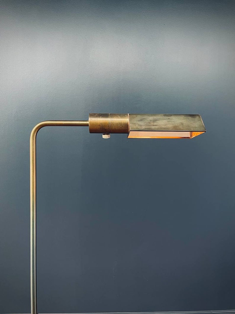 Mid-Century Modern Articulating Brass Floor Lamp by Casella, c.1970s image 6