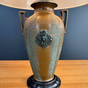 French Neoclassical Urn Shape Table Lamp, c.1940s image 7