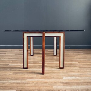 Danish Modern Rosewood & Steel Coffee Table by Henning Koch, c.1960s image 5