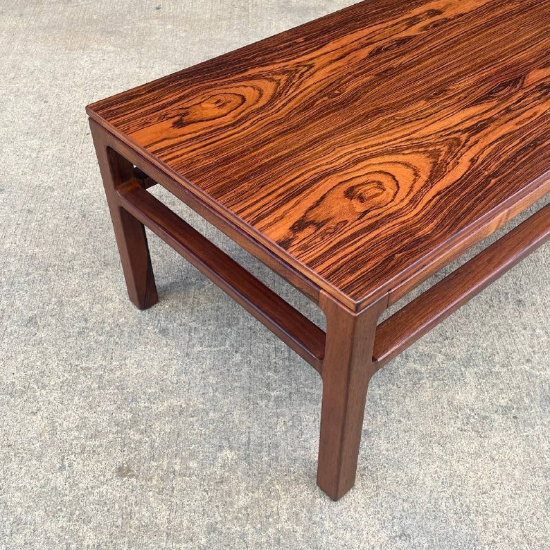 Mid-Century Danish Modern Rosewood Coffee Table by Illums Bolighus, c.1950s image 5