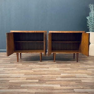 Pair of Mid-Century Modern Brutalist Night Stands by Lane, c.1960s image 2