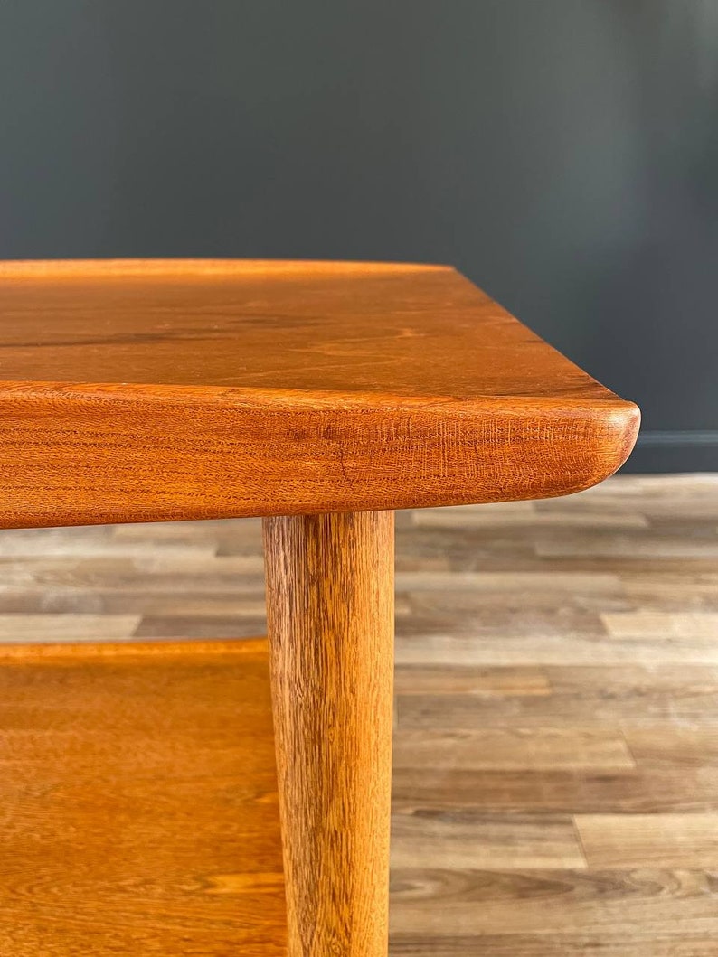 Mid-Century Modern Teak Two-Tier Side Table by Lane, c.1960s image 7