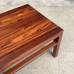 Mid-Century Danish Modern Rosewood Coffee Table by Illums Bolighus, c.1950s image 6