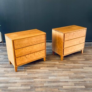 Pair of Mid-Century Modern Dressers by Russel Wright for Conant Ball, c.1950s image 4