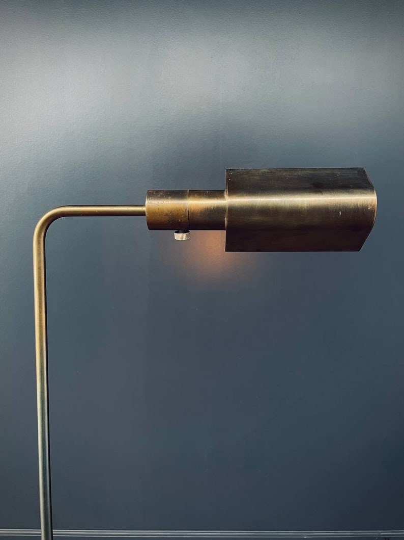 Mid-Century Modern Articulating Brass Floor Lamp by Casella, c.1970s image 5