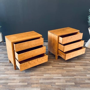Pair of Mid-Century Modern Dressers by Russel Wright for Conant Ball, c.1950s image 5