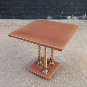 Hollywood Regency Column Style Side Table, c.1960s image 2