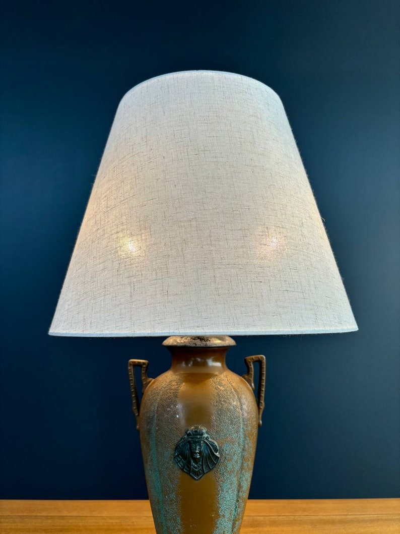 French Neoclassical Urn Shape Table Lamp, c.1940s image 3