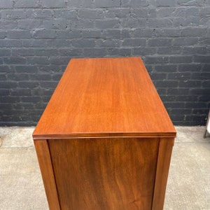 American Antique Federal Style Mahogany Highboy Dresser, c.1950s image 8