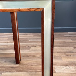 Danish Modern Rosewood & Steel Coffee Table by Henning Koch, c.1960s image 9