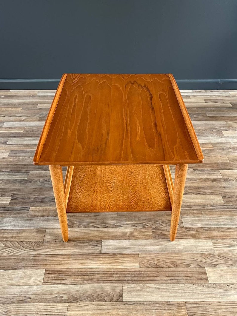 Mid-Century Modern Teak Two-Tier Side Table by Lane, c.1960s image 5