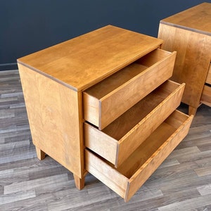 Pair of Mid-Century Modern Dressers by Russel Wright for Conant Ball, c.1950s image 6