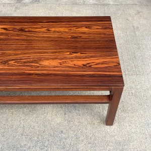 Mid-Century Danish Modern Rosewood Coffee Table by Illums Bolighus, c.1950s image 8