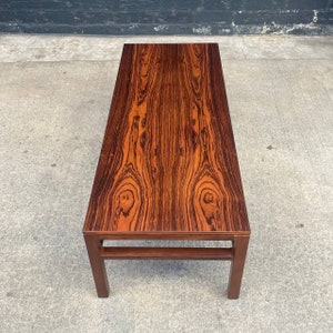 Mid-Century Danish Modern Rosewood Coffee Table by Illums Bolighus, c.1950s image 3