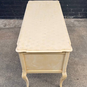 Vintage French Provincial Style Painted Writing Desk, c.1960s image 7