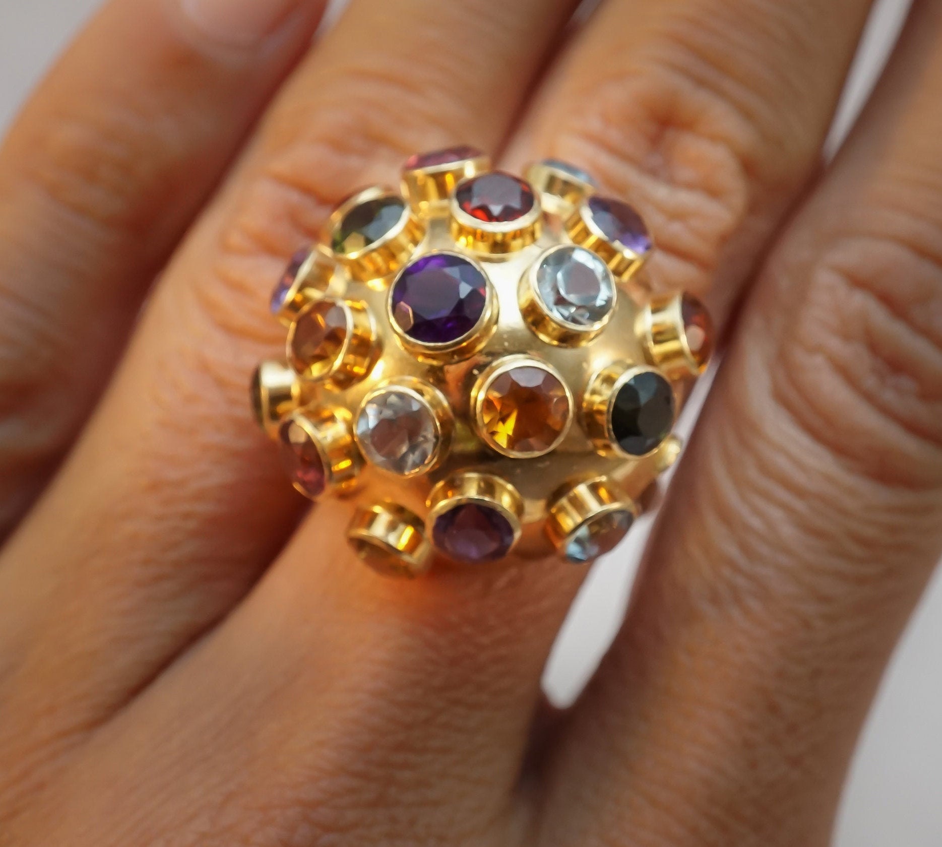 H. Stern Sputnik Cocktail Dome Ring Etsy Canada