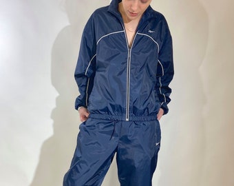 reebok blue essential tracksuit