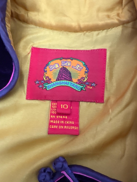 Velvet Shanghai Tang Maxi Dress In Deep Purple! - image 10