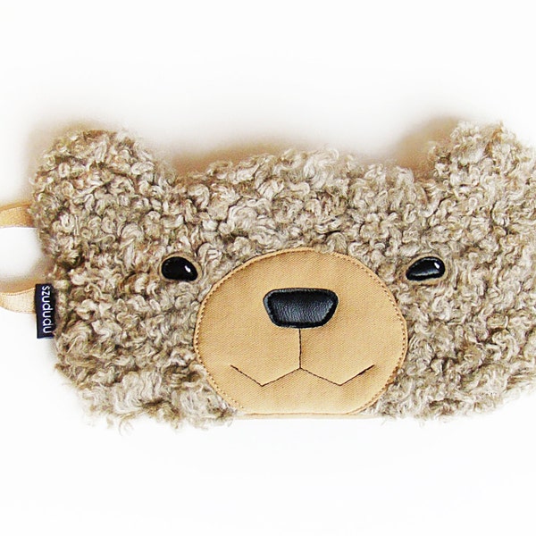 Bear sleep mask: sleep eye mask best mother's day gifts for her unique valentines day gift