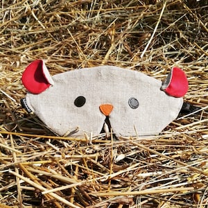 マウス睡眠マスク母の日ギフト：お母さんへのポーチ付きアイマスクギフト