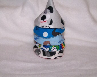 Baby Boy Peepee Teepee Set with Puppy Dog Prints, Sprinkle Cover Baby Shower Gift, Gifts Under 20