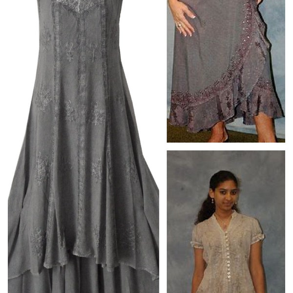 Clearance Boho Indian Braja Clothing for ten dollars. Beautiful, brand new! Tops, Skirts, Dresses