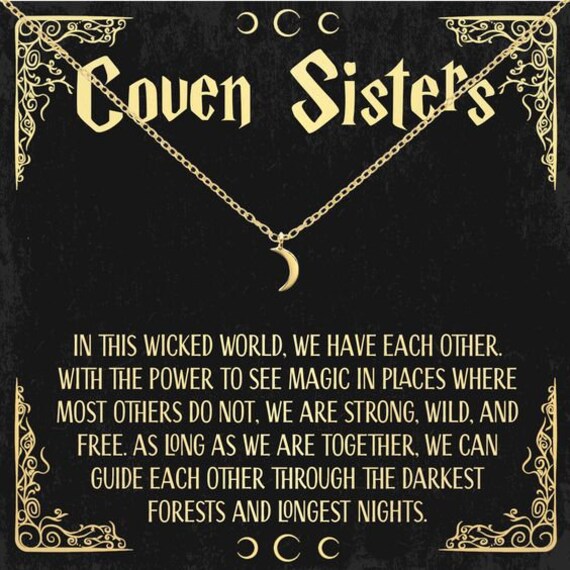 Coven outlet sisters necklace