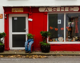 Rustic Irish Shop, Irlanda Stampe, Thrift Shop, County Kilkenny, Fotografie Di Irlanda, Download Istantaneo, Stampa A Casa
