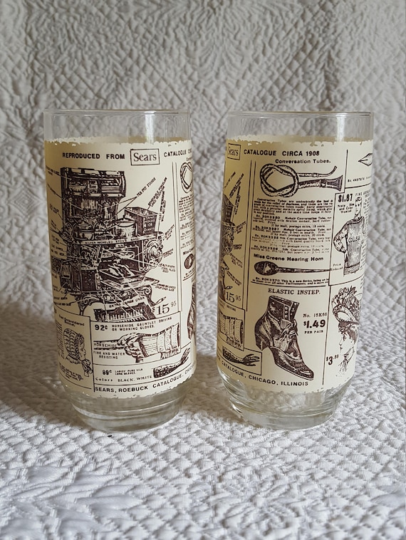 Sears Lawton Ok >> 1908 Historical Sears Catalog Pages Reproduction Set Of 2 16 Oz Tumblers Sears Lawton Ok >> 1908 Historical Sears Catalog Pages Reproduction Set Of 2 16 Oz Tumblers