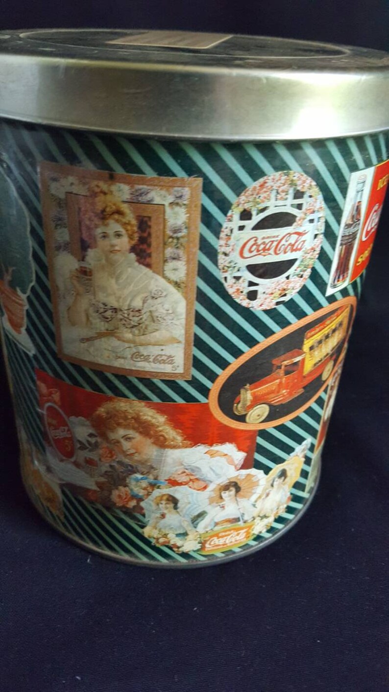 Vintage Coca Cola Jigsaw Advertising Tin with Jigsaw ...