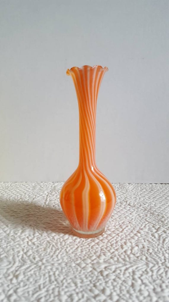 Orange Swirl Case Glass Bud Vase il 570xN fni7