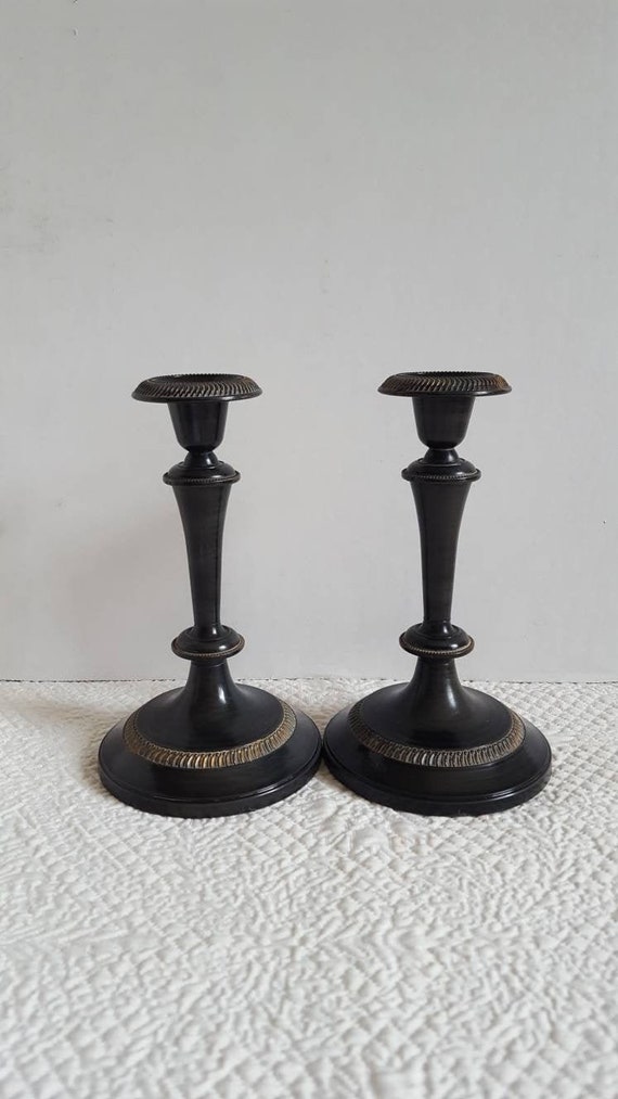 plastic candlesticks