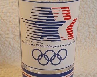 1984 XXlll rd Olympiad Los Angeles Collectors Glass