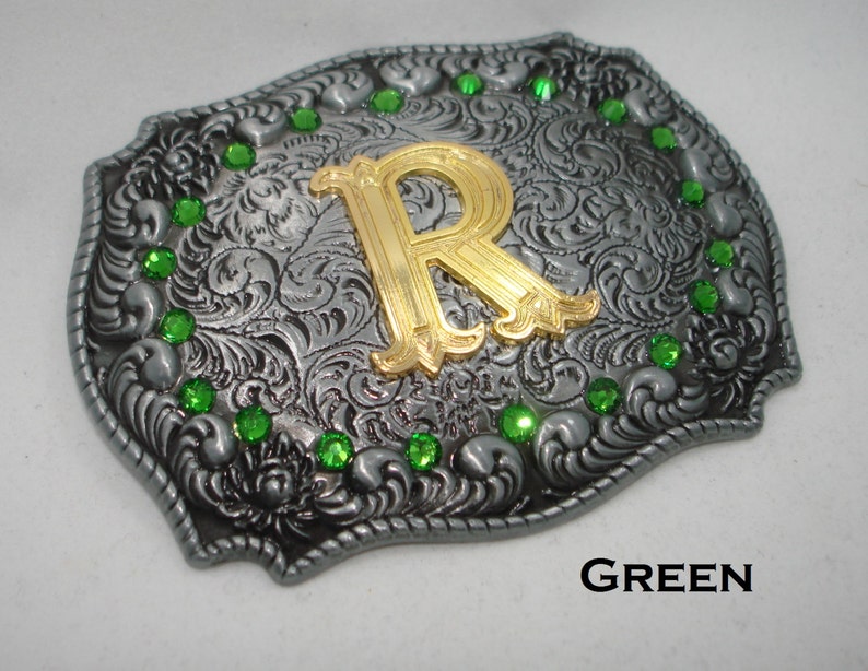 BIG WESTERN TEXAS STATE COLOR FLAG GOLD AND SILVER RODEO COWBOY BELT BUCKLE