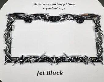 thumbnail image 2 of License Plate Frame In God We Trust America Religious Car Accessories Chrome EBa 2 of 13