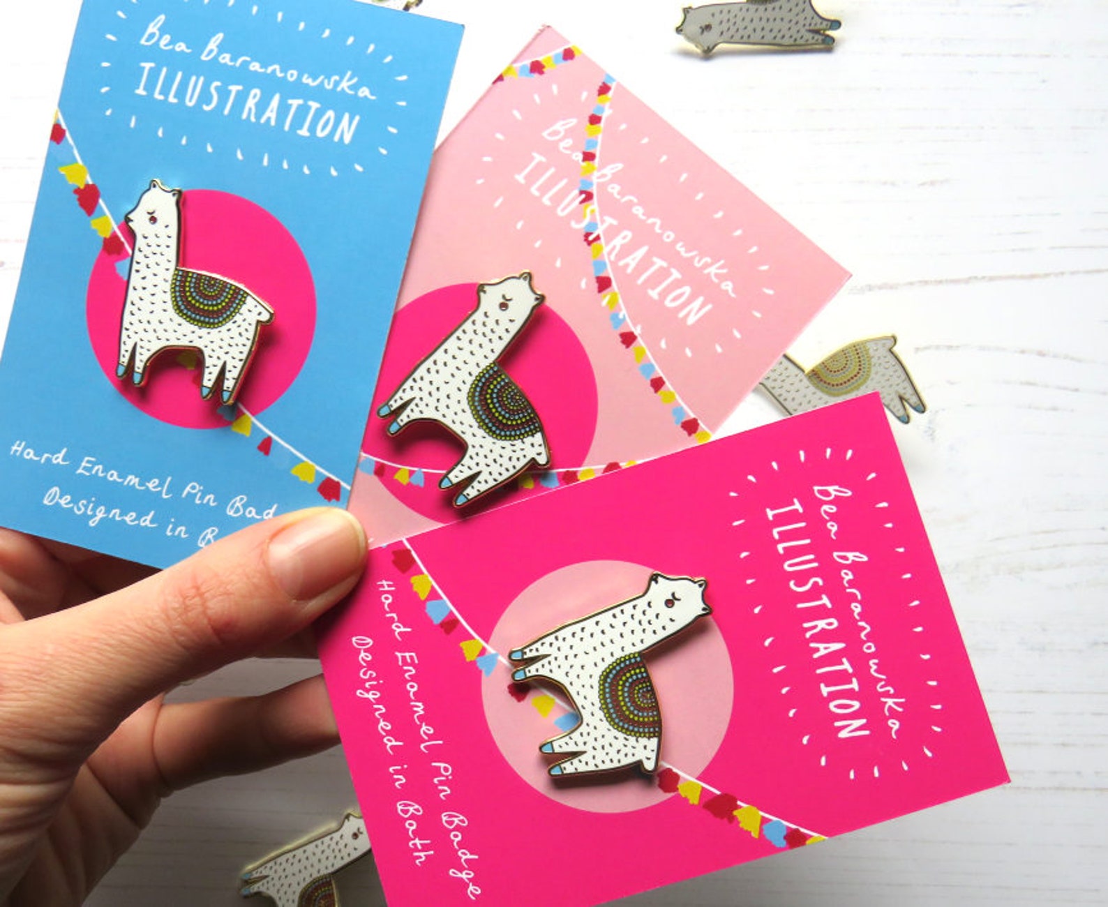 Llama Enamel Pin Badge, Enamel Pin, Hard Enamel Badge, Llama & Alpaca ...