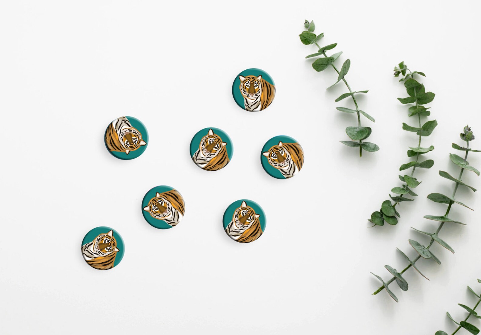 Tiger pin button pin badge Tiger gift Tropical pin pin Etsy
