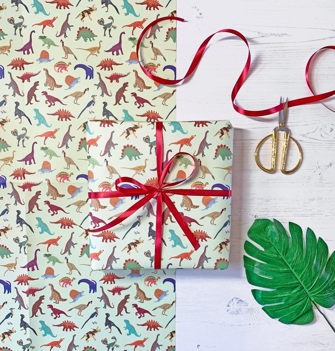 Dinosaur Wrapping Paper Luxury Gift Wrap Dinosaur Gift