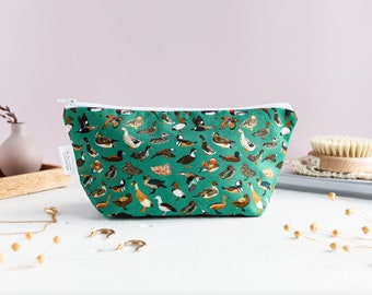 Duck print Wash bag, Duck make up bag, Duck pencil case, Duck homewares, Duck gift, Colourful duck print, Duck textiles, duck lovers gift