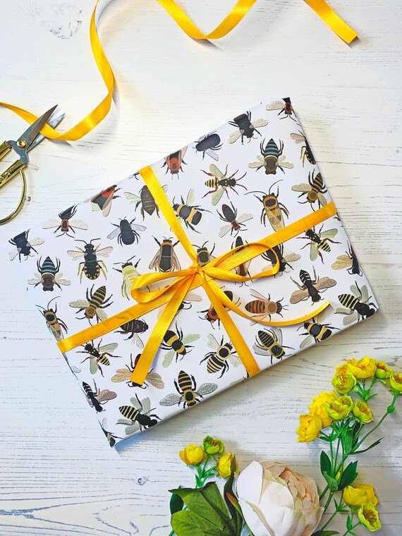 Papier demballage Bumble Bee, feuille de papier demballage