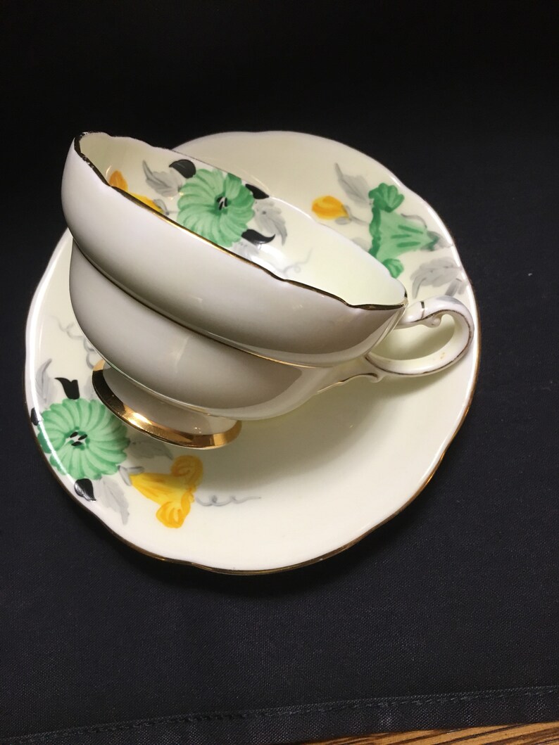 Paragon Art Deco Teacup Etsy