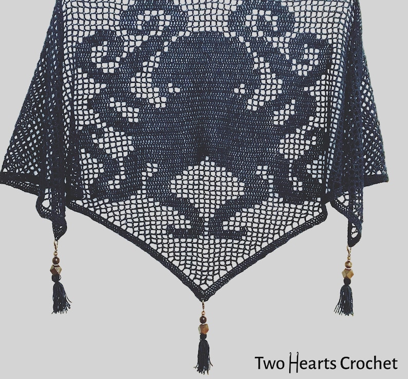 Crochet Kraken Shawl PATTERN ONLY image 1