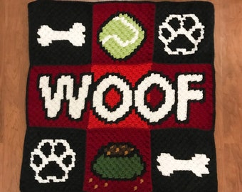 Crochet Doggo Blanket