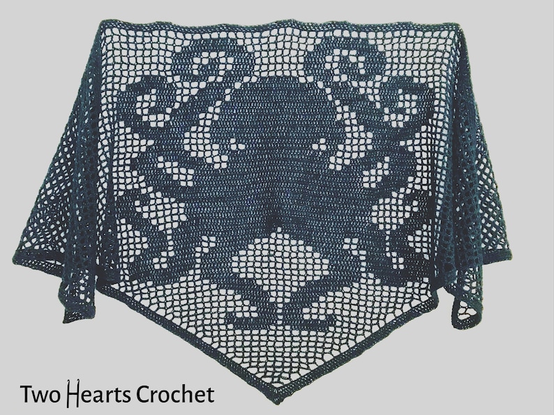 Crochet Kraken Shawl PATTERN ONLY image 5