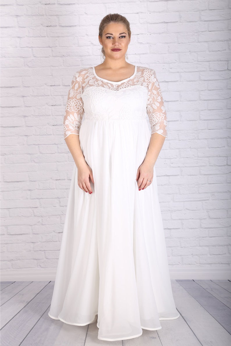 Elegant Wedding Dresses Plus Size