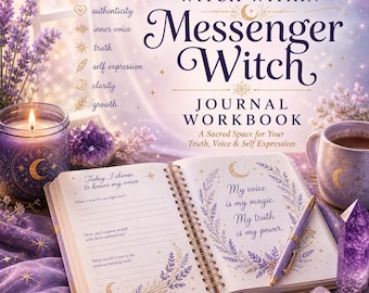 Messenger Witch Journal Workbook | Shadow Light Self-Discovery (Digital Download)