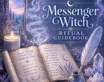 Messenger Witch Ritual Guidebook | Printable Rituals | Ritual Guide PDF | Digital Download