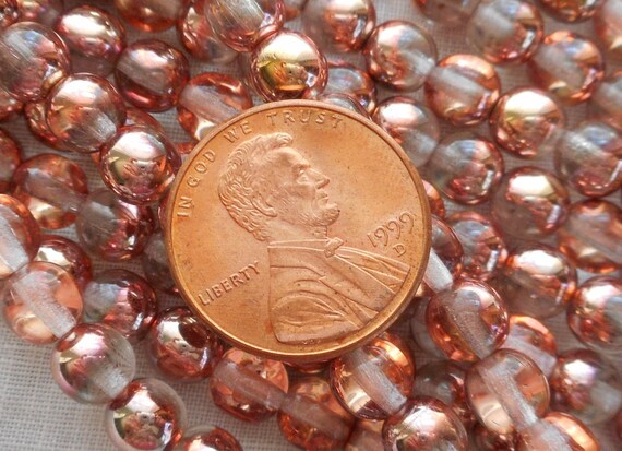 50 6mm Czech Glass Round Beads Apollo Gold 50 6mm Czech Glass Round Beads Apollo Gold