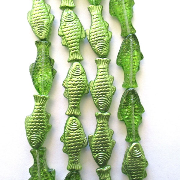 Fish Glass Bead Etsy